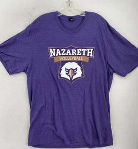 Nazareth University Golden Flyers Volleyball Herren T-Shirt - Gr. XL - Lila - Bild 1 von 4