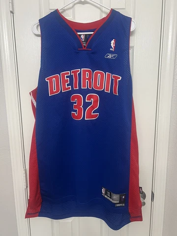 Vintage Reebok Richard Hamilton #32 Detroit Pistons Basketball Jersey Large Cover