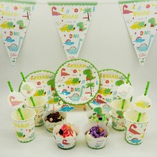 Dinosauro Cup Cake Avvolgi Topper Caramelle Scatola Bimbi Compleanno Decorazioni