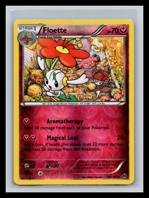 🔥 FLOETTE REVERSE HOLO FOIL - 2015 POKEMON TCG CARD #  102/162 - Image 1 of 2
