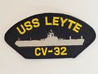 Uss Leyte Cv-32 Us Navy Ship Patch Aircraft Carrier New Embroidered Style 1