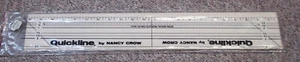 Quickline Ruler by Nancy Crow. No. NCQ-1. Size 3 x 22.5." - Picture 1 of 7