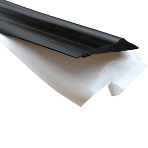 9' Garage Door Threshold Weather Seal Peel & Stick Black -40°F to 150°F - Picture 1 of 1