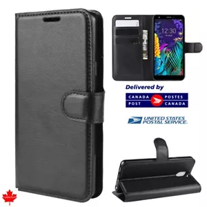 For LG K30 2019  Flip Slots Wallet Soft Case/Cover/Card Holder Kickstand Pouch  - Picture 1 of 32