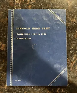 1909-1945 Lincoln Wheat Penny COLLECTION Total 96 out of 105 coins in One Album - Picture 1 of 9