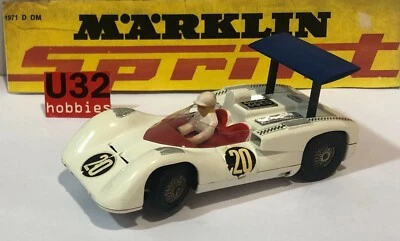 Slot Car Marklin 1315 Chaparral SF #20 Le Mans Bianco Unboxed - Immagine 1 di 4