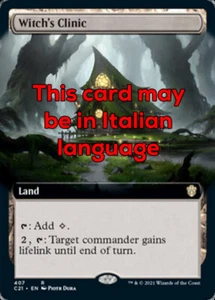 MTG WITCH's CLINIC EXC - INFERMERIA DELLA STREGA - C21 X - MAGIC - Picture 1 of 1
