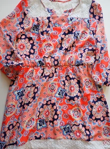 Girls Sequin Hearts Girls Size 16 Quarter Sleeve Dress Special Occasion Orange - Picture 1 of 19