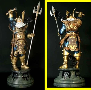 Odin Statue New 2008 Factory Sealed Bowen Designs Thor Marvel Comics Amricons - Picture 1 of 4