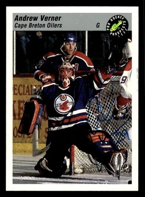 1993 Classic Prospects Hockey #84 Andrew Verner Signed Autograph (no COA) - Image 1 of 2