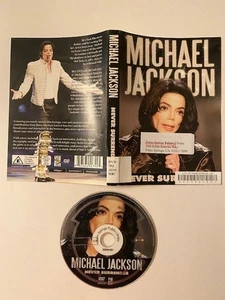 Michael Jackson - Never Surrender - (EX.-LIBRARY) DVD /Cover Art Only (NO CASE) - Picture 1 of 5