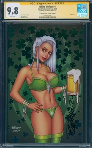 White Widow #4 2020 Bill McKay Signed St. Patrick's Day Virgin Foil SS CGC 9.8 - Picture 1 of 2