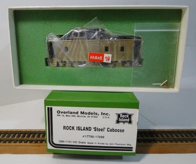 Overland Models HO Scale Brass Rock Island Steel Caboose #17786-17899 – Ajin Mfg - Image 1 of 4