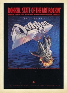 1984 Dokken Tooth and Nail Album Promo Vintage PRINT AD Unique Gift! (4629) - Picture 1 of 1