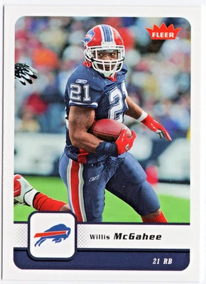 2006 Fleer - Willis McGahee #10 BUFFALO BILLS - Image 1 of 2