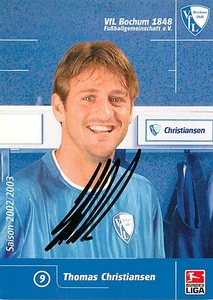 Thomas Christiansen Original Autogrammkarte VfL Bochum - ca.11cm x 15cm - Picture 1 of 2