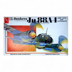 1977 Original AMT Junkers Ju 88 A-4 1:48 Scale Kit T647 New Contents Sealed/Mint - Picture 1 of 10
