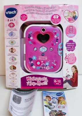 VTech KidiSecrets Selfie Music 2.0 Rose Journal Tagebuch Für Kinder Französisch - Bild 1 von 4