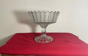 EAPG Bakewell Pears & Company aprox. Compota de vidrio cinta esmerilada 1877 8" - Imagen 1 de 11