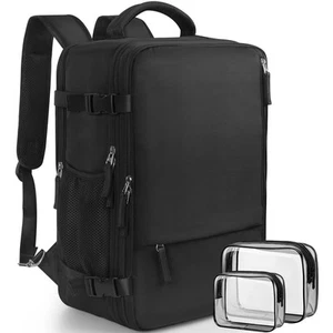 Travel Backpack for Women Men, Carry On Backpacks Expandable 40L Personal Ite... - Picture 1 of 8