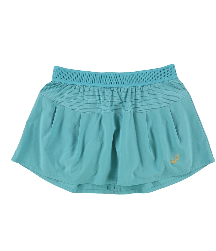 ASICS Womens Skort Athletic Compression Shorts, Green, Medium - Image 1 of 2