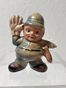 CELLULOID POLICEMAN (English Bobby) Figural Tape Measure Japan 1930-1950 - Picture 1 of 10