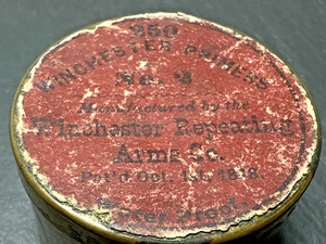 WINCHESTER PRIMERS #2 EMPTY TIN PATENTED WATER PROOF 1878 I951 - Picture 1 of 13