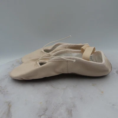 Bloch балет тапочки девочек размер 1,5 E розовый Dansoft кожаные танцевальные туфли - Изображение 1 из 4