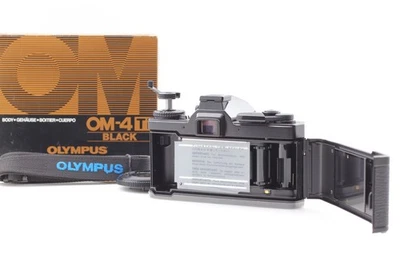 Selten! [Brandneu in Verpackung] Olympus OM-4Ti schwarz analoge 35-mm-Spiegelreflexkamera aus Japan - Bild 1 von 4