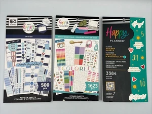 The Happy Planner Sticker Books LOT OF 3 - Missing Some Stickers - Picture 1 of 7