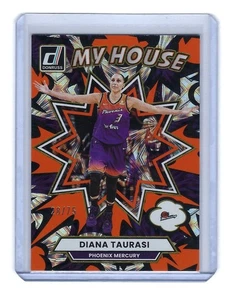 2025/26 Donruss WNBA Mercury Diana Taurasi My House Orange fuochi d'artificio SP #28/75 - Foto 1 di 6