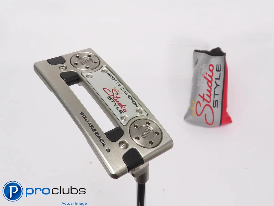 Nice Scotty Cameron STUDIO STYLE SQUAREBACK 2 Long Design 38" PUTTER w/HC 461577 - Image 1 of 4
