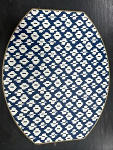 Holly Stuart Home Ellipse Tischset Ikat Navy Set/4  - Bild 1 von 4