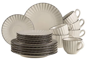 Mäser 20CremeweißSteinzeug Kaffeeservice, Steinzeug Osita NEU & OVP 2147 - Bild 1 von 9