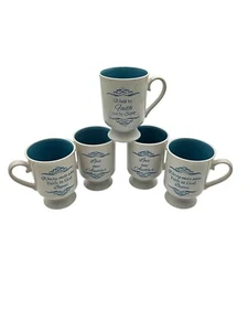 Spectrum Designz Coffee Mug Faith Inspired Embossed Stoneware Ceramic NEW (5) - Picture 1 of 4