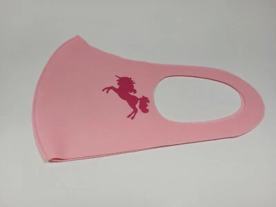 Unicorn Toddler Kids Child Boys Girls Face Cover Washable Reusable Fabric Mask - Image 1 of 2