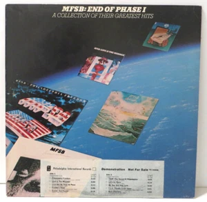MFSB End Of Phase 1 Greatest Hits 1977 Vinyl Album White Label Mint - Imagen 1 de 5