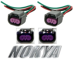 Nokya Wire Harness Pigtail Female 9008 H13 Nok9109 Head Light Bulb Connector Fit - Picture 1 of 2