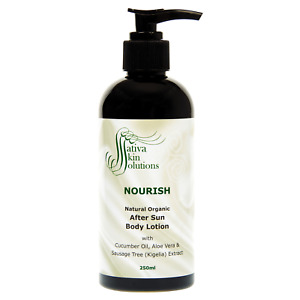 Sativa Nourish 100% Natural Organic After Sun Body Lotion by Arianrhod Aromatics