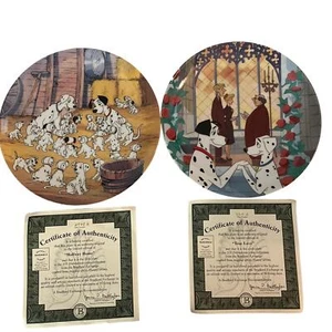 Bradford Exchange Disney 101 Dalmatians Collector Plates Halfway Home, True Love - Picture 1 of 7