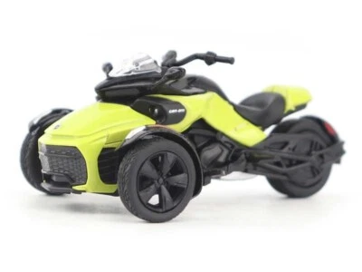Can-Am Spyder F3-S Especial Manta Verde Diecast Escala 1:32 Modelo 60019 Foto 1 de 4