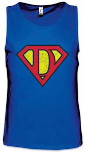 Super D Men Tank Top Letter Gift Birthday Mother's Day fathers day Fun Comic