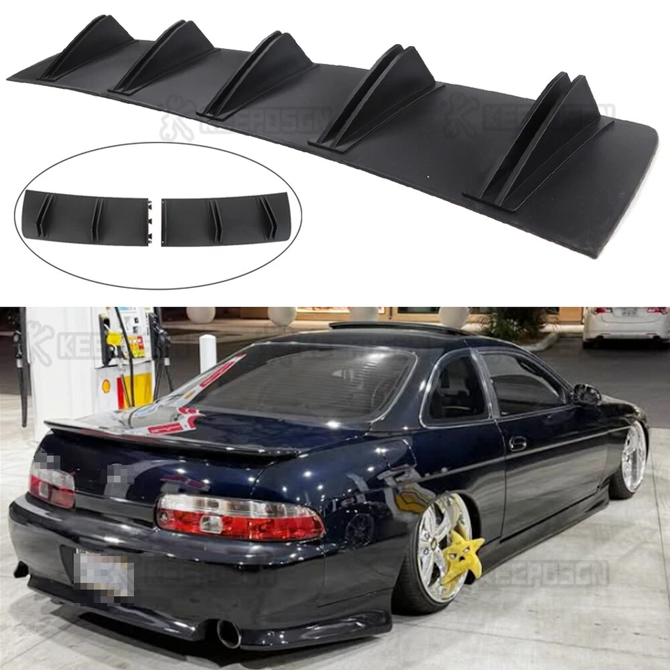 Parachoques trasero difusor alerón labio divisor para Lexus SC300 SC400 SC430 10 aletas Foto 1 de 4