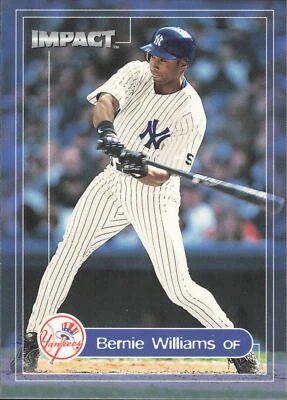 2000 Fleer Impact #4 Bernie Williams - Image 1 of 2