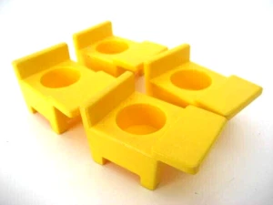 Lote De Colección De 4 Juego De Escritorio Silla Escolar Fisher Price Little People #923 Repuesto - Imagen 1 de 6