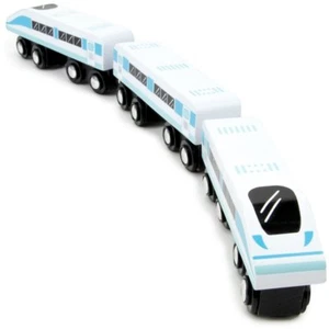 Bullet Train Express Kids Wooden Toy Set by Imagination Generation - Picture 1 of 6