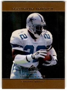 1998 SP Authentic Maximum Impact Emmitt Smith #SE27 Dallas Cowboys - Picture 1 of 2