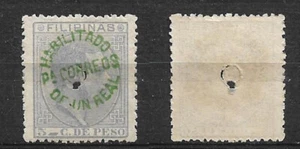 spain filipinas habilitado correos de un peso used - 18/21 - Picture 1 of 1