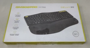 Keyboard Ergonomic Wireless Bluetooth DELUX GM902 Pro (Backlit) - Picture 1 of 7