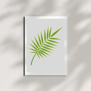 Leaf Frond #1 Watercolour Art Print on 250 gsm Cardstock  Botanical Wall Decor - Picture 1 of 7